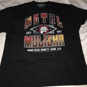 Black metal mulisha men’s shirt